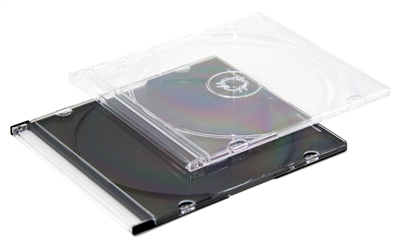 Caixa plástica CD slim